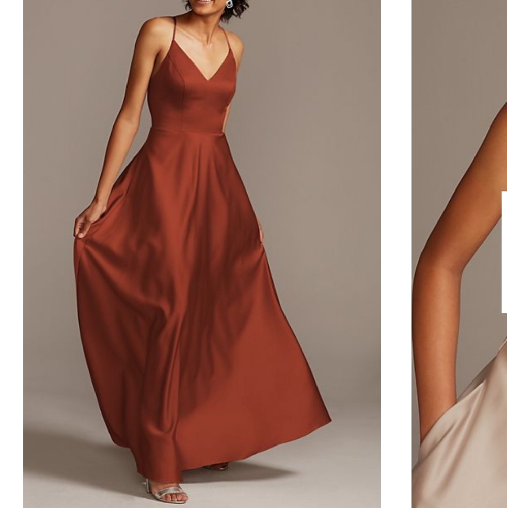 Cinnamon bridesmaid dress from David's Bridal